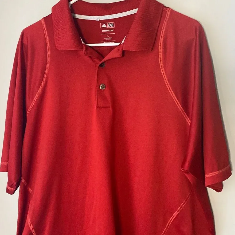 Adidas‎ clima cool mens polo shirt size large golf
